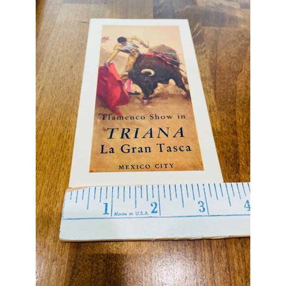 Vintage Event & Menu Vintage Flamenco Show in Triana La Gran Tasca Mexico City - Picture 6 of 6